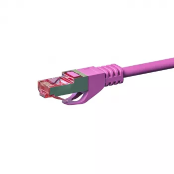 DSIT CAT 6 S/FTP LSOH tinklo instaliacinis kabelis 50m rožinis