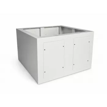 DSIT DS-PH6640-OUT postamentas 19 inch lauko serverių spintoms, 600x600x400 mm, cinkuotas plienas, šviesiai pilkas