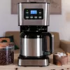 Cecotec Coffee 66 Drop & Thermo Time lašelinio kavos aparatas, 1,2 l termosas, 950 W, nerūdijantis plienas/juoda