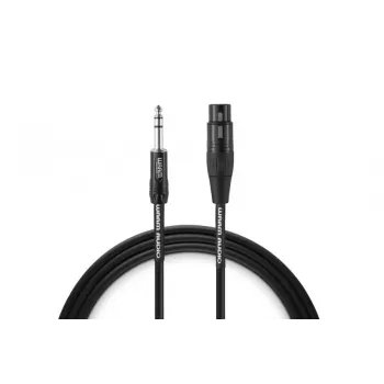 Warm Audio Premium Series XLR Female iki 6,35 mm TRS Male laidas 0,9 m juodas