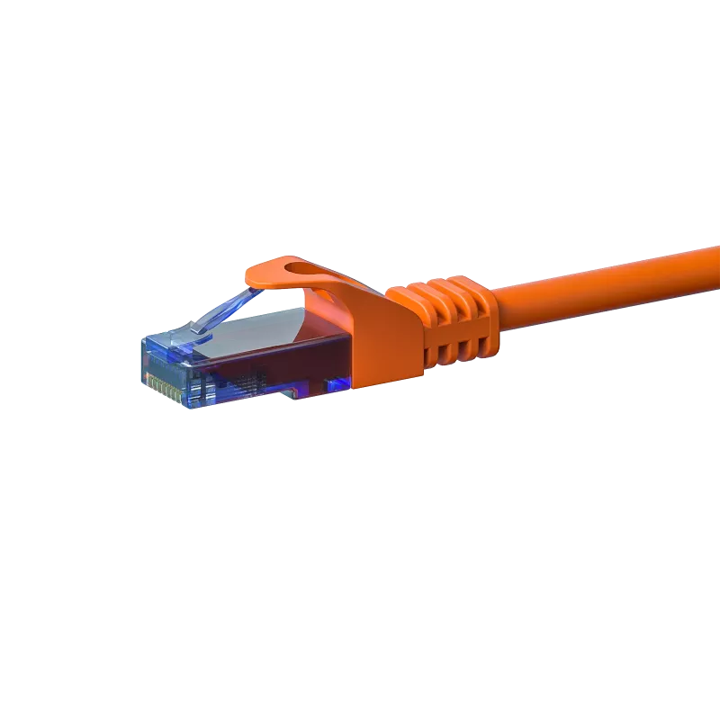 DSIT CAT6a U/UTP 100% vario jungiamasis laidas 15 m oranžinis