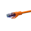 DSIT CAT6a U/UTP 100% vario jungiamasis laidas 15 m oranžinis
