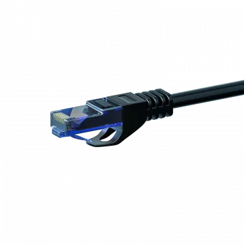 DSIT UTP CAT6a Patch Cable 50m juodas - 100% varis - 10Gbps - RJ45
