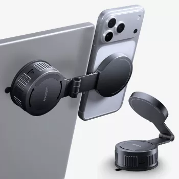 SPIGEN MFT35-1 OneTap Pro MagSafe magnetinis laikiklis automobiliui, juodas