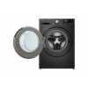 LG F2V7SLIM9B Slim-Fit 9kg skalbimo mašina su AI DD ir Steam – balta