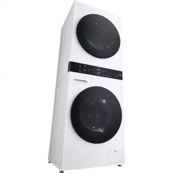 LG WashTower WT1210WWF WiFi 12 kg skalbimo džiovinimo mašina su šilumos siurbliu, balta