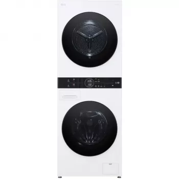 LG WashTower WT1210WWF WiFi 12 kg skalbimo džiovinimo mašina su šilumos siurbliu, balta