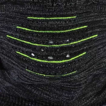BUFF DryFlx Pro balaklava - juoda, besiūlė, 4 krypčių tampri, šiluminė, atšvaitinė