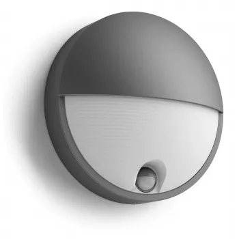 Philips Capricorn 1x6,5 W LED lauko sieninis šviestuvas, antracitas, IP44