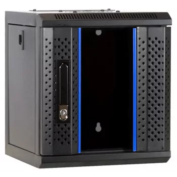 DSIT DS10-3304 10 colių 4U sieninis serverio spintos su stiklo durimis, 312x310x264 mm, juoda