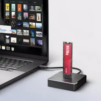 AXAGON ADSA-M2C11 USB-C 10Gbps stotelė vienam M.2 NVMe arba SATA SSD