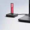 AXAGON ADSA-M2C11 USB-C 10Gbps stotelė vienam M.2 NVMe arba SATA SSD