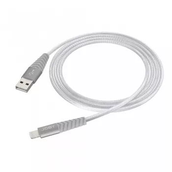 Joby Charge and Sync Lightning kabelis, 1,2 m, sidabrinis (JB01814-BWW)