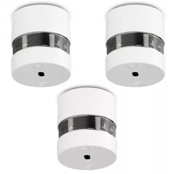 Alecto SD1020 3x Mini dūmų detektorius su 10 metų baterijos tarnavimo laiku