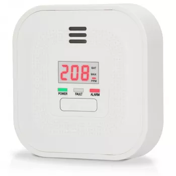 Alecto COA4010 anglies monoksido detektorius su LCD ekranu