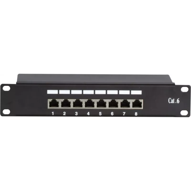 DSIT DS-10Patch6-8FTP 10 colių 8 prievadų FTP CAT6 skydinė jungtis