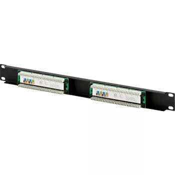 DSIT DS-Patch5-16UTP 19 inch 1U CAT5e UTP 16 prievadų skydelis, juodas