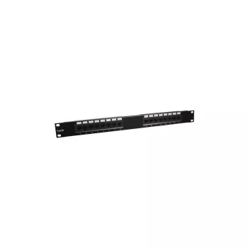 DSIT DS-Patch5-16UTP 19 inch 1U CAT5e UTP 16 prievadų skydelis, juodas