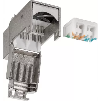 DS-IT CAT6 STP Kiystone Jack beįrankis RJ45 modulis