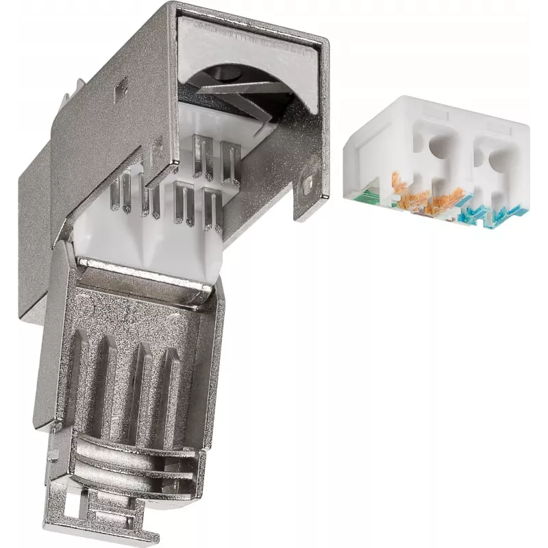 DS-IT CAT6 STP Kiystone Jack beįrankis RJ45 modulis