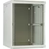 DSIT 6U sieninis serverio spintelis su stiklo durimis, baltas, 600x600x368 mm