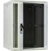 DSIT 6U sieninis serverio spintelis su stiklo durimis, baltas, 600x600x368 mm