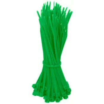 DSIT 140 mm žali kabelių raiščiai – 100 vnt. pakuotė (kb_140mm_groen)