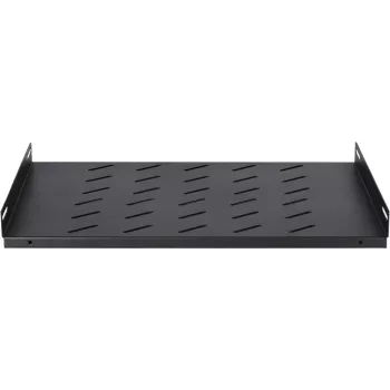 DSIT DS-FH60Wand 1U fiksuota lentyna 600 mm gylio sieninėms spintoms, 25 kg apkrova, juoda