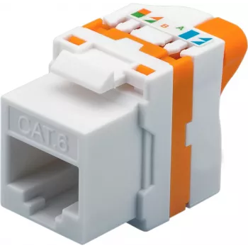 DS-IT CAT6 UTP Kiystone Jack Toolless Twist (DS-KC-UTP6-TL-T)