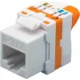 DS-IT CAT6 UTP Kiystone Jack Toolless Twist (DS-KC-UTP6-TL-T)