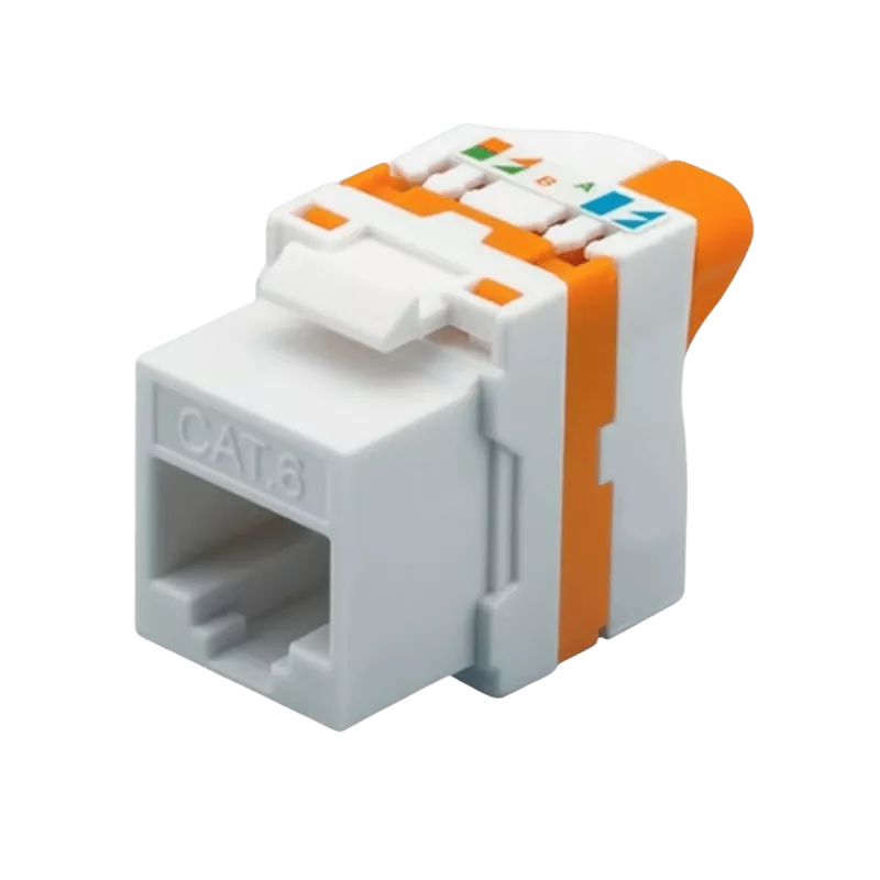 DS-IT CAT6 UTP Kiystone Jack Toolless Twist (DS-KC-UTP6-TL-T)