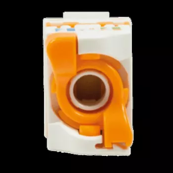DSIT CAT6a UTP Keystone tinklo jungtis – beįrankis Twist (DS-KC-UTP6A-TL-T)