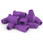 DSIT DANICOM RJ45 įtempimo mažinimo gaubtėlis violetinis 10 vnt. pakete
