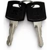 DSIT atsarginių raktų rinkinys lauko serverių spintų durims (9U-22U) - 2 raktai, DS-KEY-OUT-M