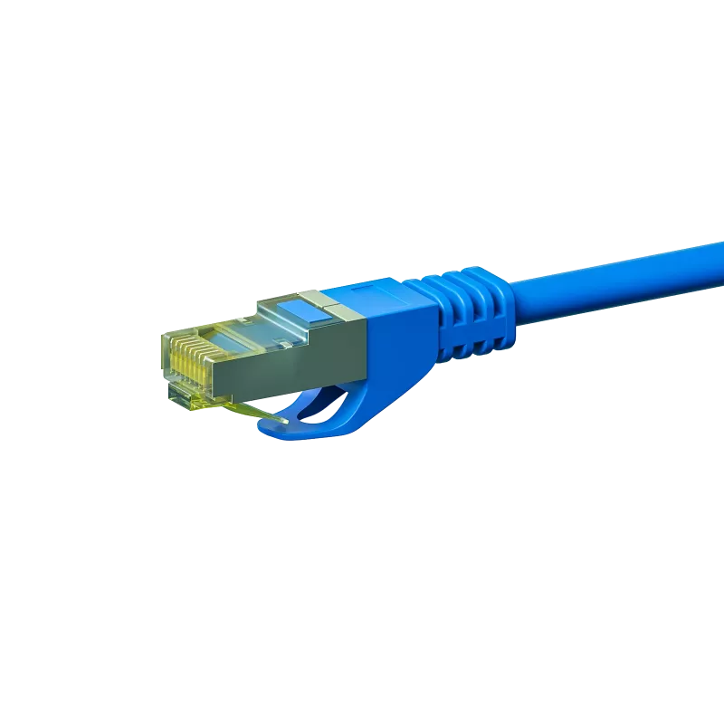 DSIT Cat.7 S/FTP PiMF 5 m tinklo laidas RJ45, mėlynas