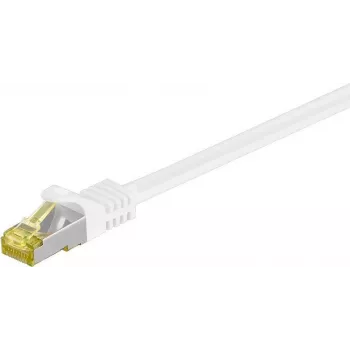 DSIT RJ45 tinklo kabelis S/FTP PiMF CAT 7 baltas - 1m