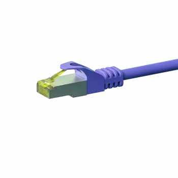 DSIT Cat.7 S/FTP PiMF RJ45 tinklo kabelis, 5 m, violetinis