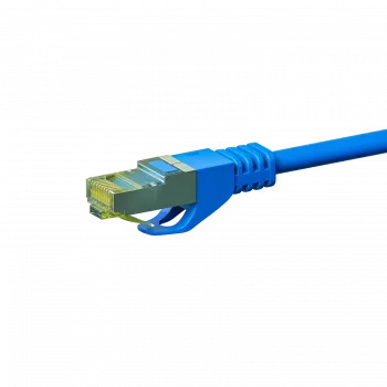 DSIT Cat.7 S/FTP PiMF RJ45 tinklo kabelis, 2 m, mėlynas, 10 Gbps, 600 MHz
