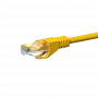 DSIT CAT 6 U/UTP tinklo jungiamasis kabelis, 2 m, geltonas, CCA, RJ45, Gigabit Ethernet