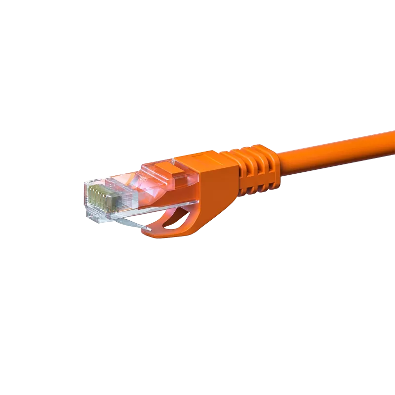 DSIT CAT5e tinklo kabelis U/UTP 7 m oranžinis, 100% varis
