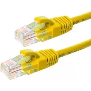 DSIT CAT5e U/UTP tinklo kabelis, 30 m, geltonas, 100% varis (DC-57-300)