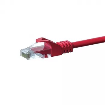 DSIT CAT5e U/UTP tinklo laidas, 50 m, raudonas, 100% varis, 24 AWG, vientisas, PVC apvalkalas, Gigabit Ethernet, TIA/EIA-568-B.2 (DC-55-500)