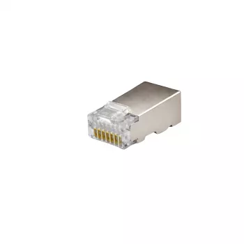 DSIT FTP RJ45 CAT6 tinklo jungtis vientisos gyslos kabeliams - 10 vnt.