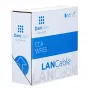 DSIT CAT6 tinklo kabelis U/UTP AWG 23/1 vientisas laidininkas 100 metrų pilkas