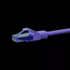 DSIT CAT6a Ethernet Patch Laidas, U/UTP, 100% Varis, 1m, Violetinė (DC-U6A8-010)