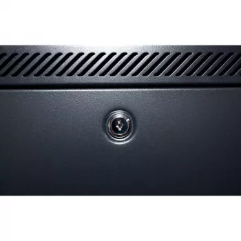 DSIT 18U sieninis serverių kabinetas su metalinėmis durimis, 600x450x900 mm, juodas