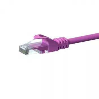 DSIT CAT 6 tinklo kabelis U/UTP - 15 metrų - rožinis - CCA (DC-C69-150)