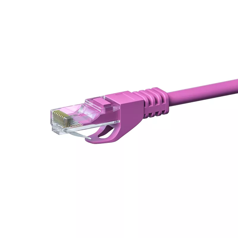 DSIT CAT 6 tinklo kabelis U/UTP - 15 metrų - rožinis - CCA (DC-C69-150)