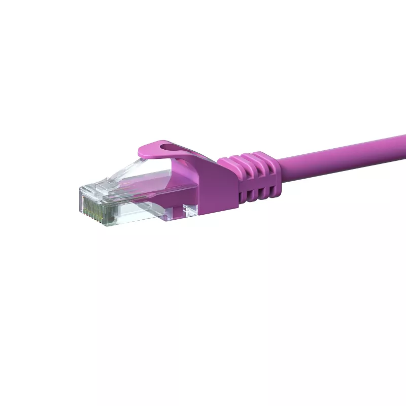 DSIT CAT 6 tinklo kabelis U/UTP - 15 metrų - rožinis - CCA (DC-C69-150)