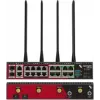 Opengear OM1304-4E 4 prievadų RS232 serijinis modulis su 4 prievadų Gigabit Ethernet komutatoriumi, programiškai parenkama X1/X2 kontaktų schema